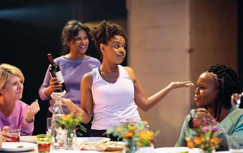 Ayesha-Antoine and the company in [BLANK] at the Donmar Warehouse