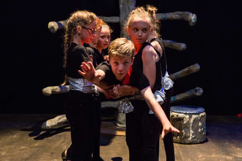 Students perform The Tempest as part of the Playmaking Festival at TOPThe Tempest Playmaking Festival, 5 July in The Studio Theatre at The Other Place