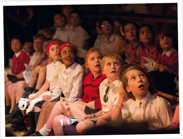  The response of primary school children to theatre – such as this audience at the Orange Tree, makes clear the value of drama at this age