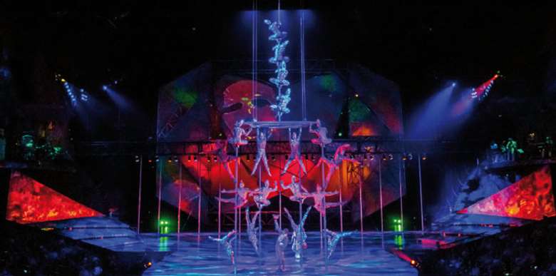  
Cirque du Soleil show Mystère at Treasure Island in Las Vegas