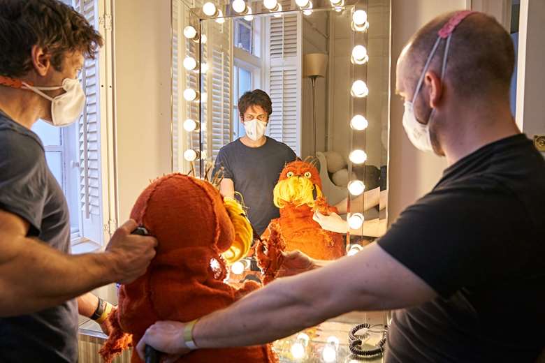 The Lorax, backstage