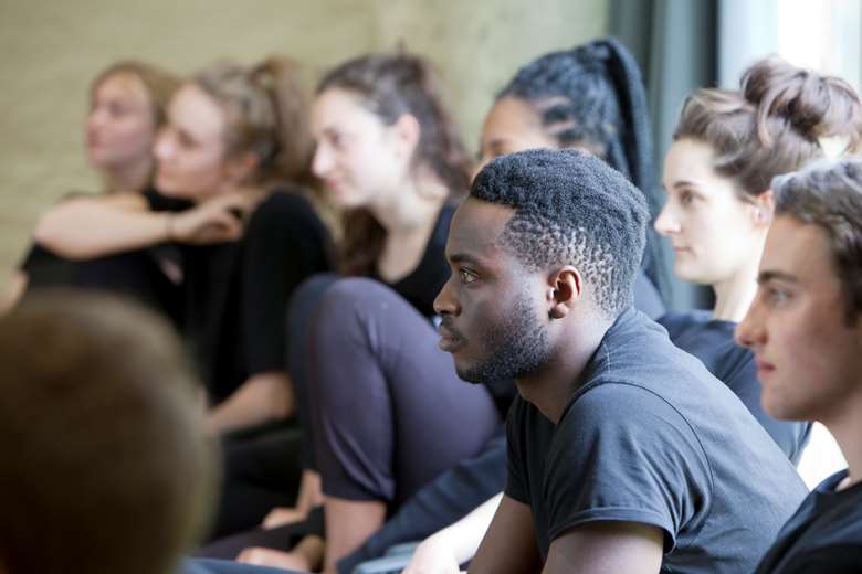 Students at the Oxford School of Drama 