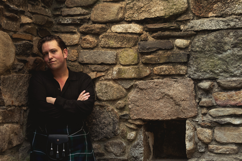 Writer and performer of The Burns Project, James Clements