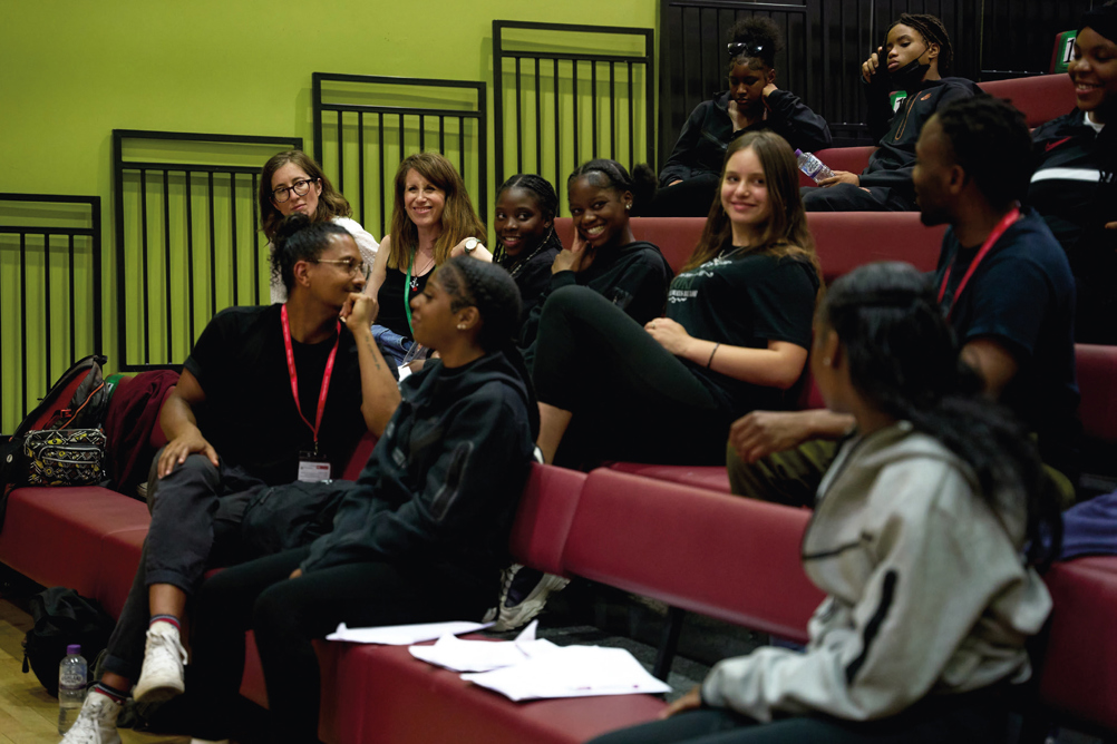 A PIP workshop at Harris Academy South Norwood in 2023